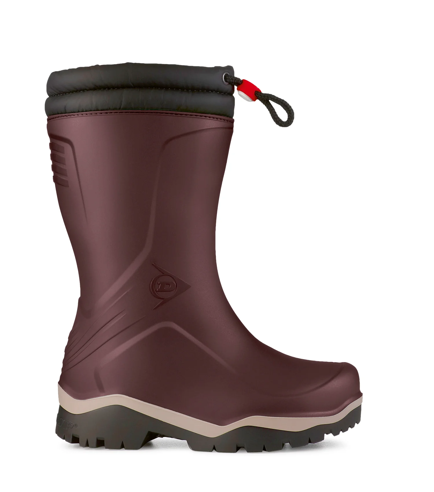 Kids Blizzard, Burgundy | Ultralight insulated rain boot for kids - Image 3